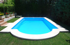 Piscina Prefabricada M650, piscina de poliéster de 6 por 3 metros