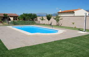 Piscina Prefabricada M900, piscina de poliéster de 9 metros